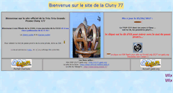 Desktop Screenshot of cluny77.com