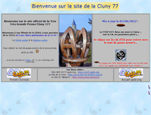 Tablet Screenshot of cluny77.com